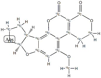 黃曲霉毒素 G2-(全碳-13)