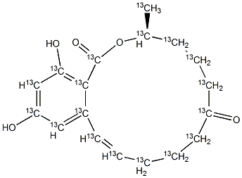 玉米烯酮-(全碳-13)