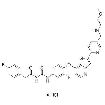 Glesatinib (hydrochloride)