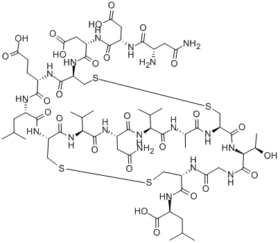 ASN-ASP-ASP-CYS-GLU-LEU-CYS-VAL-ASN-VAL-ALA-CYS-THR- GLY-CYS-LEU(DISULFIDE BRIDGE: CYS4-CYS12, CYS7-CYS15)