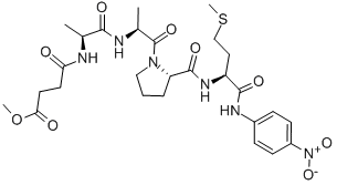 N-甲氧基琥珀酰-丙酰氨-丙酰氨-脯酰氨-蛋氨酸對(duì)硝基酰苯胺